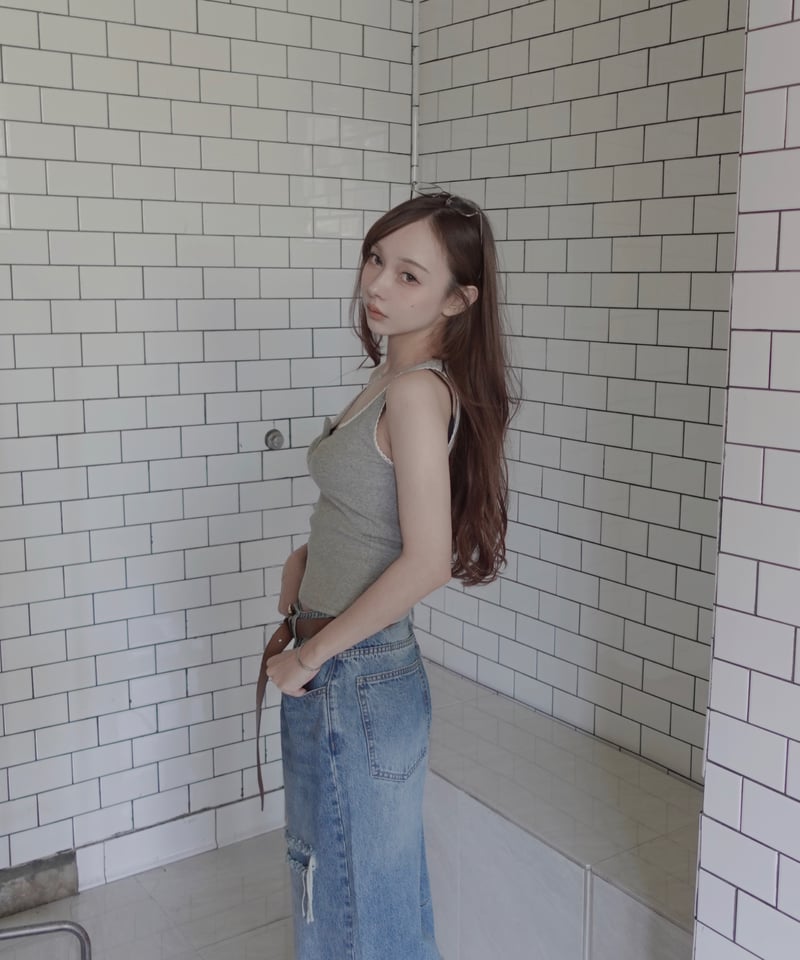 NON TOKYO フリルタンクトップ Basic Collection】フリルタンクトップ / Frill Tank Top |