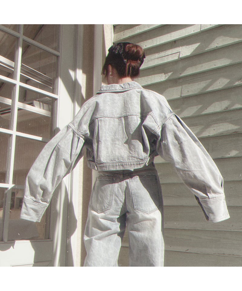 fiction tokyo パフスリーブボレロ Puff Sleeve Cropped Jacket /パフスリーブクロップドジャケット |