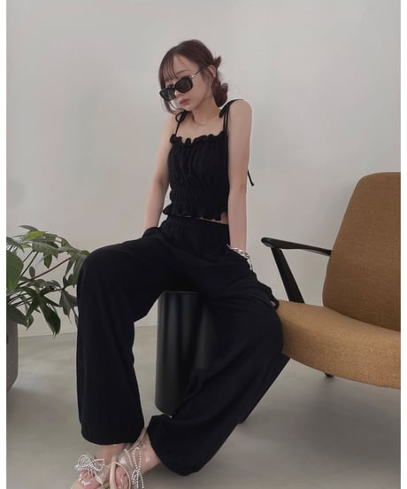 パイルサイドカットパンツ /Pile Side Cut Pants