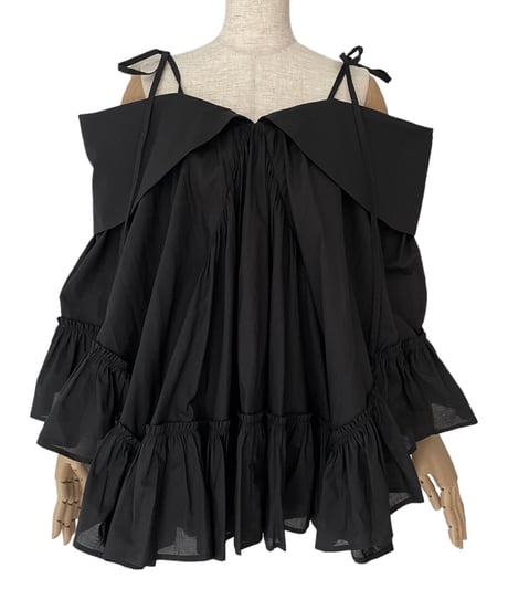 2wayチュニックワンピース / 2Way Collar Tunic One-Piece