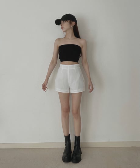 ラップミニスカート(インナーショートパンツ付き) /Wrap Mini Skirt( +inner Short Pants)