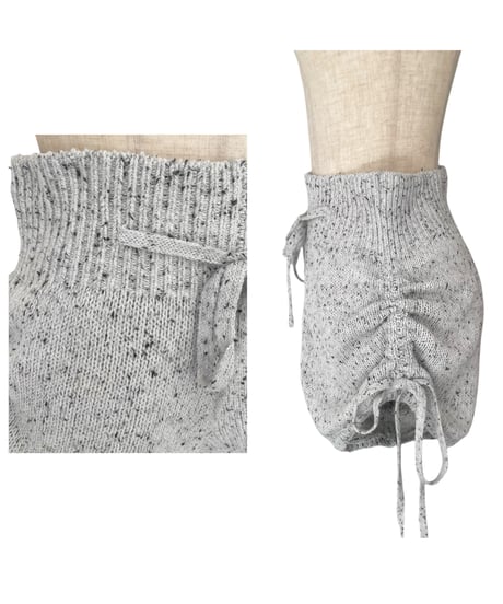 サイドリボンニットショートパンツ /Side Ribbon Knit Short Pants
