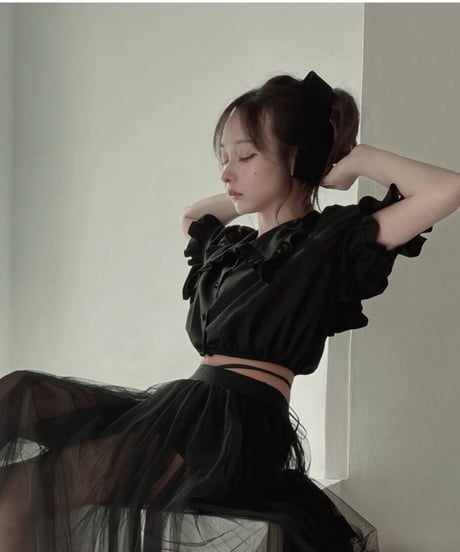 2Wayビッグカラーブラウス  2way Big Collar Blouse