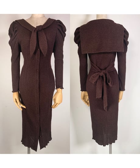 Sailor Collar Gown One-piece  セーラーカラーガウンワンピース