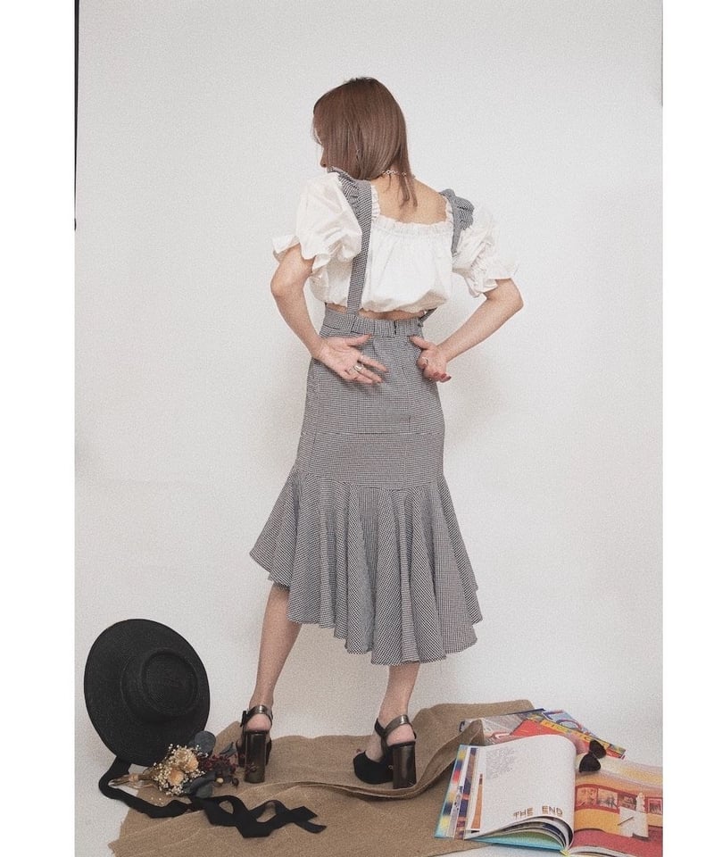 ギンガムチェックスカート Gingham Check Skirt | FICTION TOKY ギンガムチェックスカート Gingham Check Skirt | FICTION TOKY