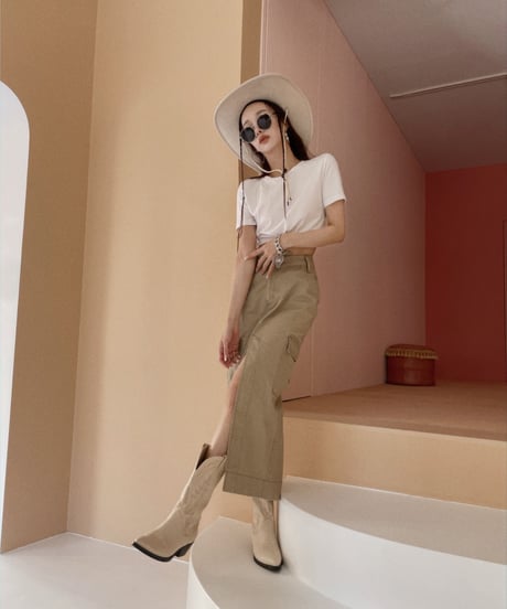 スリットカーゴスカート / Slit Cargo Skirt
