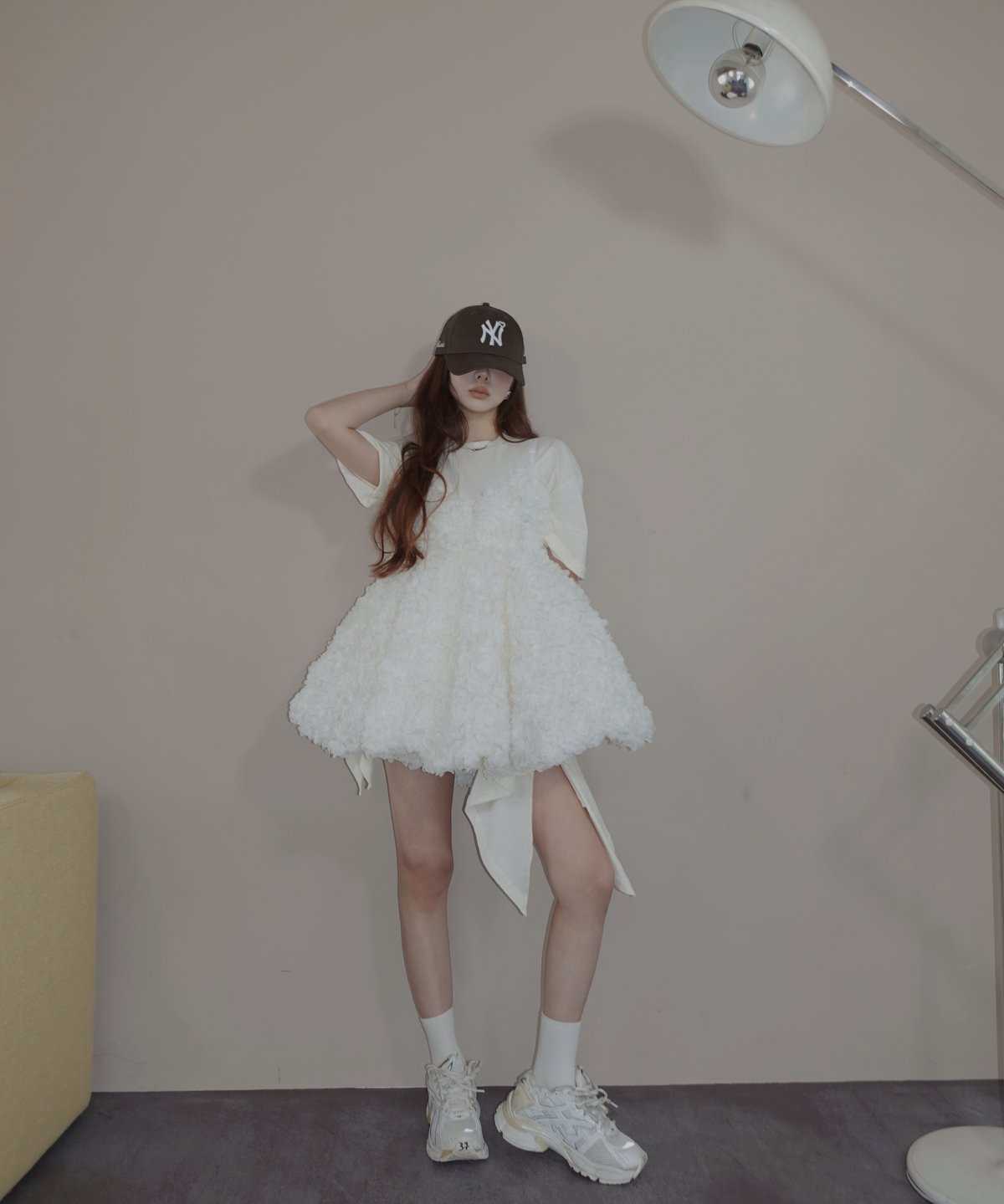 Milk】ブルームペタルチュニックドレス / Bloom Petal Tunic Dress