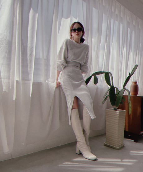 スウェットスリットスカート / Slit Sweat Skirt