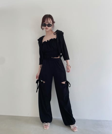 パイルサイドカットパンツ /Pile Side Cut Pants