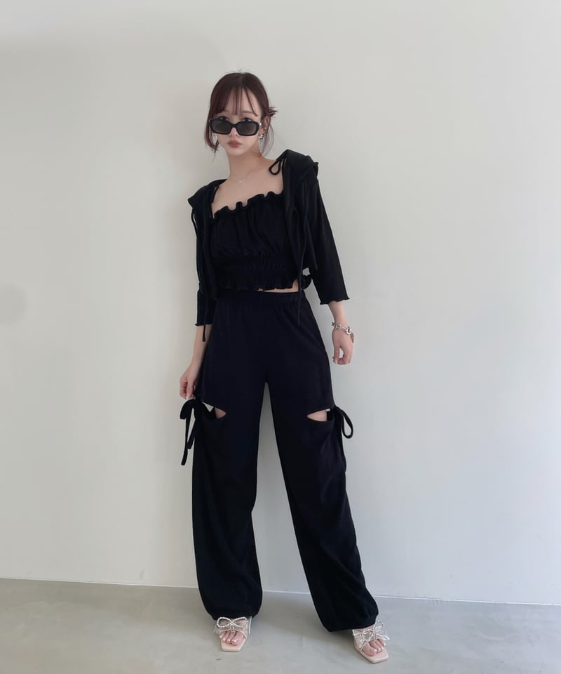 パイルサイドカットパンツ　Pile Side Cut Pants