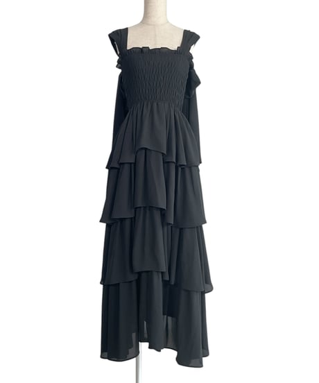 【Black】サマーロングドレス / Summer Long Dress