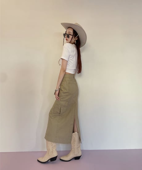 スリットカーゴスカート / Slit Cargo Skirt