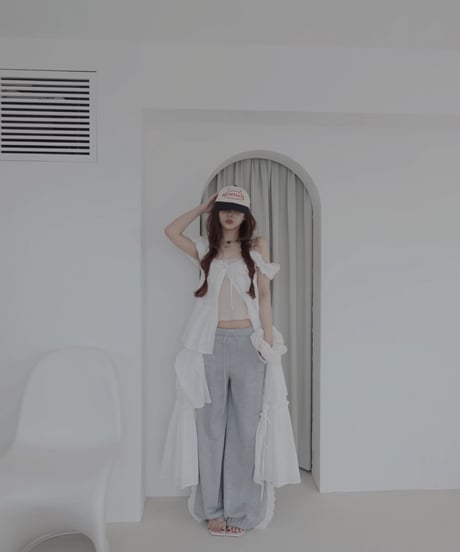 【White】ガウンドレス/Gown Dress