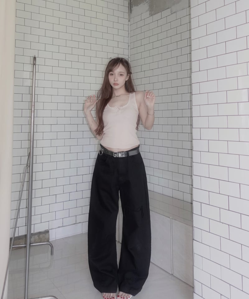 Basic Collection】フリルタンクトップ / Frill Tank Top |