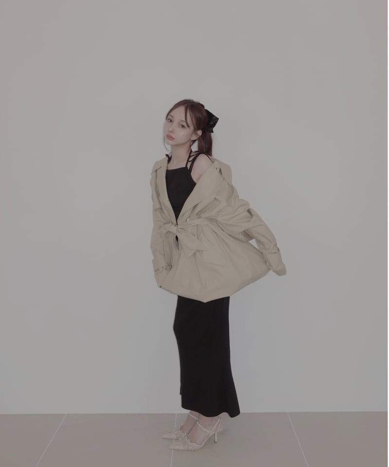 2Wayバルーントレンチコート / 2Way Balloon Trench Coat | FI