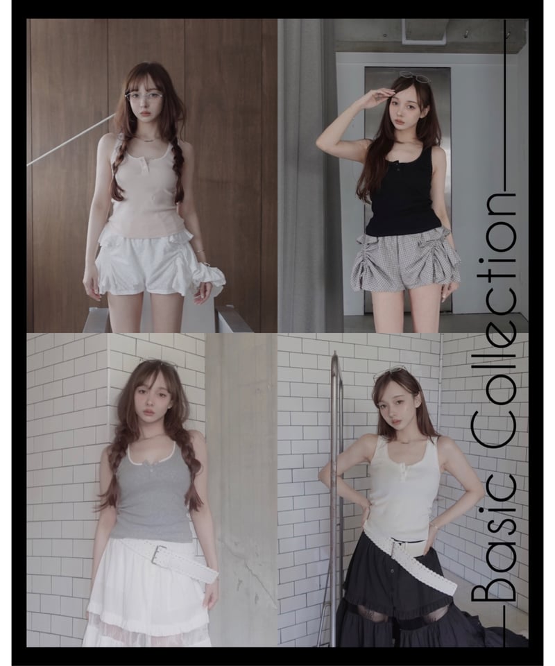 Bibiy. IRIS RUFFLE TOP フリルタンクトップ　ワンピース Bibiy.|OFFICIAL ONLINE STORE