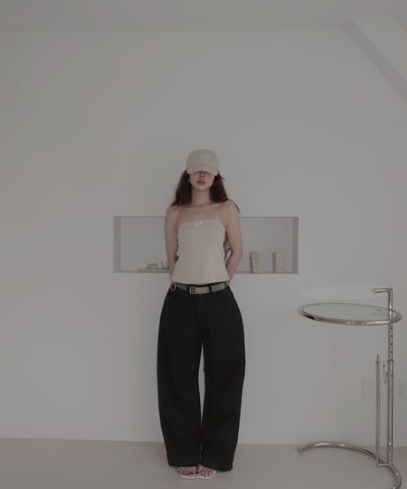 【Black】バレルデニム / BarrelLeg Denim