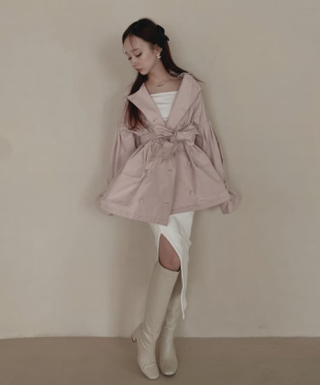 ボリュームスリーブトレンチコート / Volume Sleeve Trench Coat