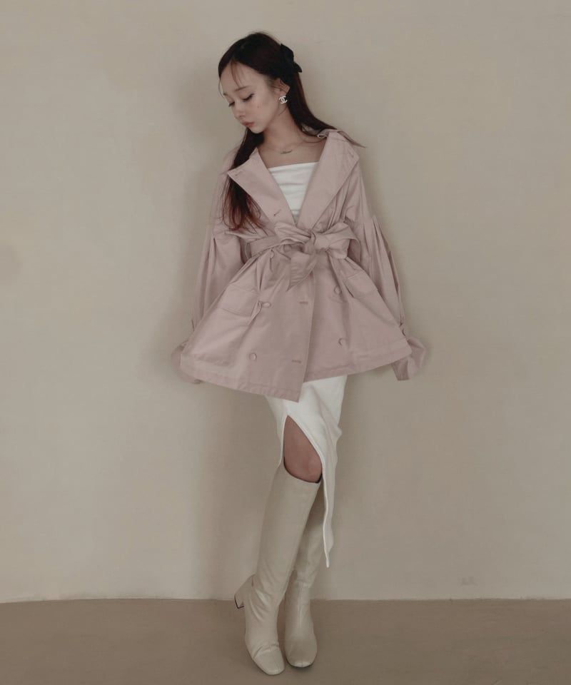 ボリュームスリーブトレンチコート / Volume Sleeve Trench Coat ボリュームスリーブトレンチコート / Volume Sleeve Trench Coat