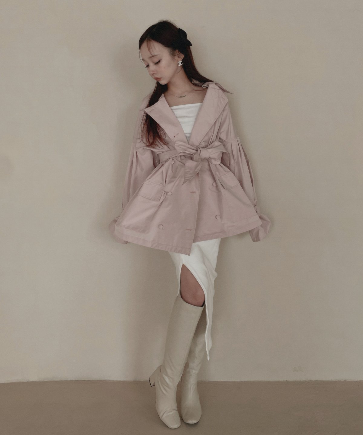 Little Suzie◇Mantle Trench Coat/トレンチコート/--/ポリエステル 