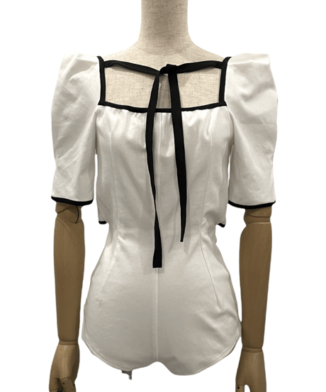 2Wayパイピングボディースーツ / 2Way binding Body Suit