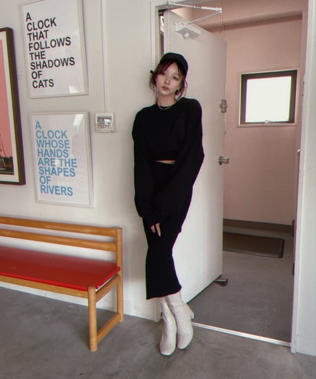 スウェットスリットスカート / Slit Sweat Skirt