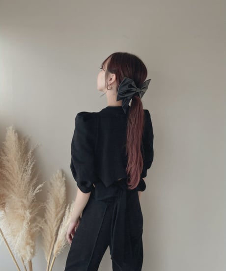 バックリボントップス / Back Ribbon Tops