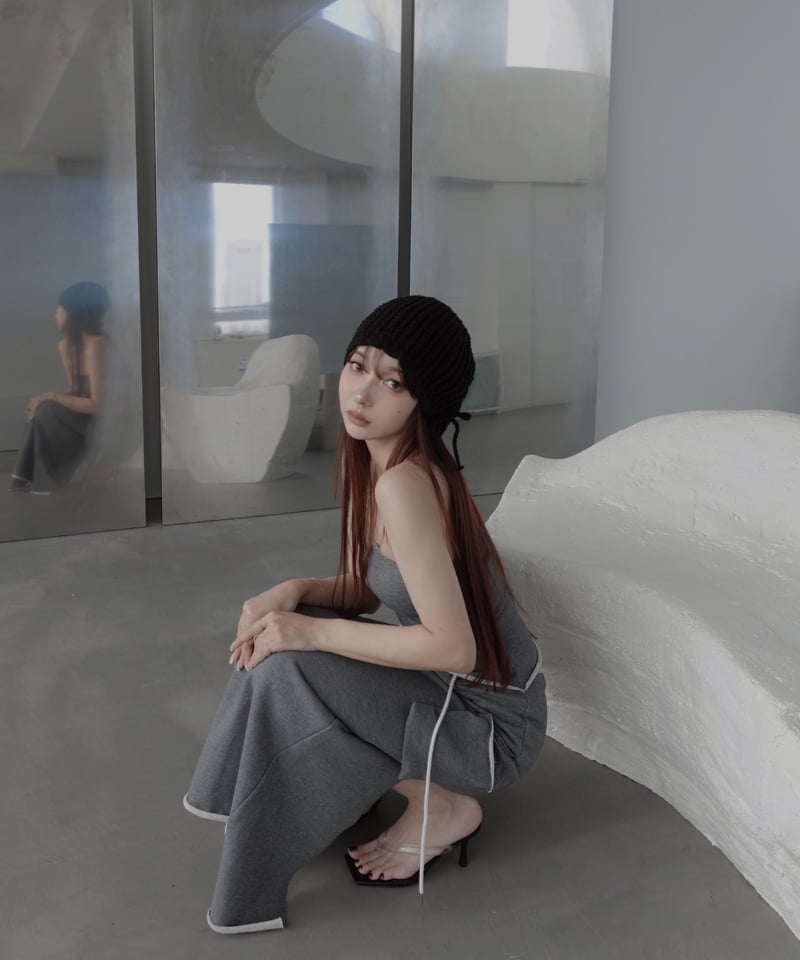 スウェットベアトップ /Sweat Bare Top | FICTION TOKYO OFFI