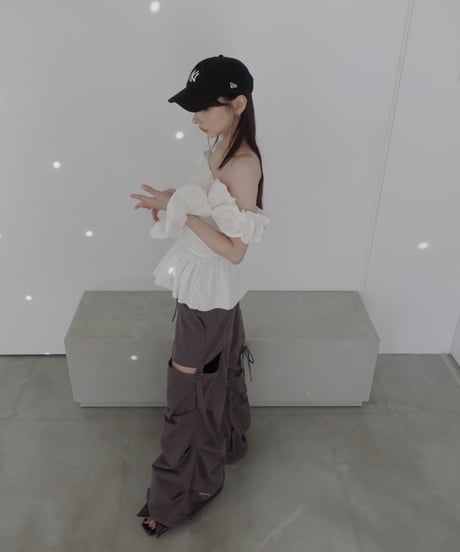 【Milk】コットンレーストップ(+ビッグシュシュ）/ CottonLace Top(+BigSHUSHU)