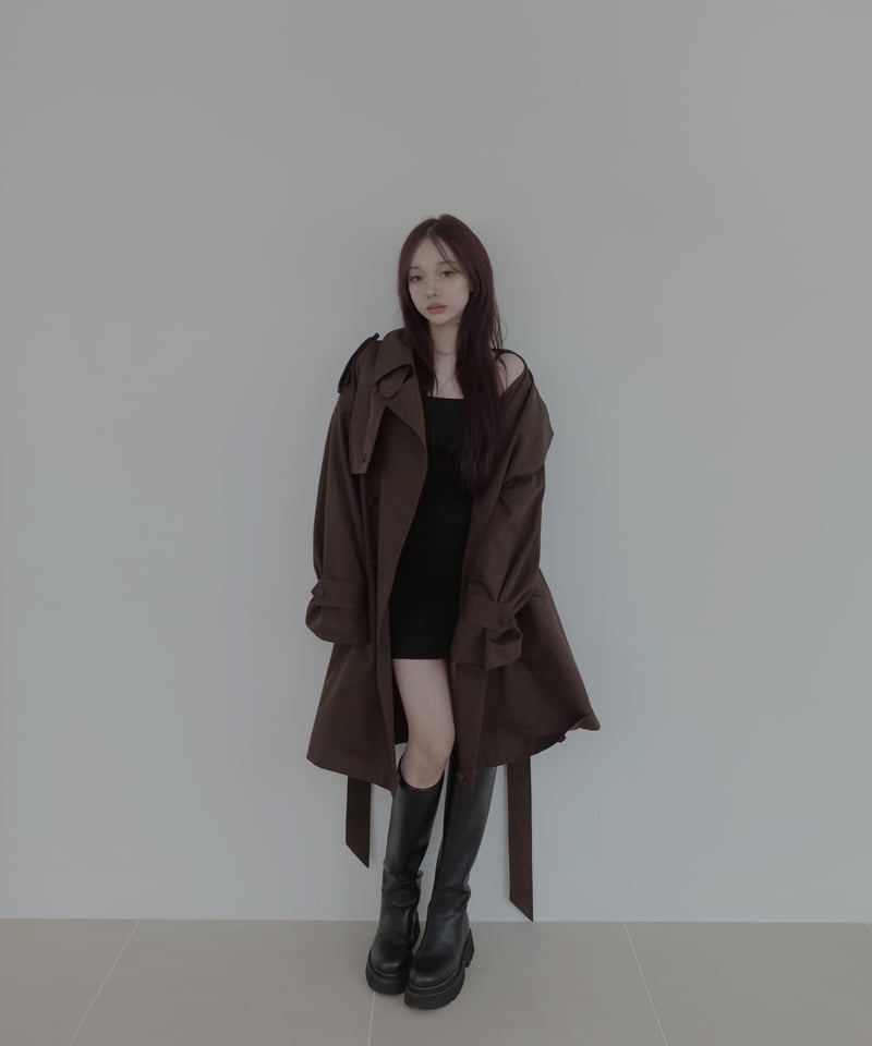 2Wayバルーントレンチコート / 2Way Balloon Trench Coat | FI