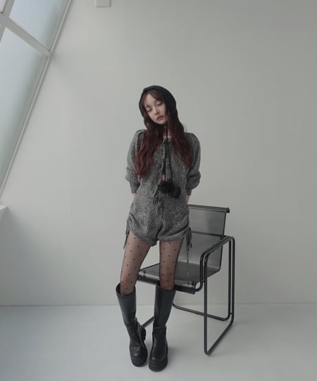 フロントクロスニットカーディガン / Front Cross Knit Cardigan