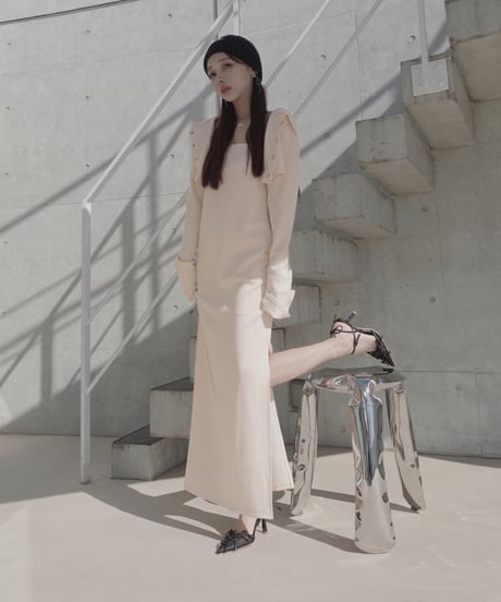 メッシュリボンパンプス /Mesh Ribbon Pumps