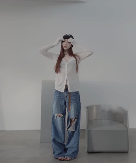 【Basic Collection】2Wayシアートップ /2Way Sheer Top
