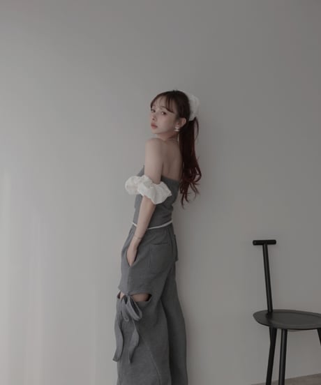 コットンレースビッグシュシュ/CottonLace Big Chouchou
