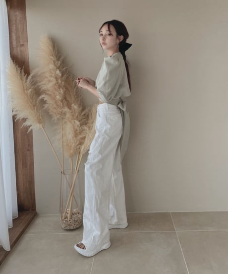 バックリボントップス / Back Ribbon Tops