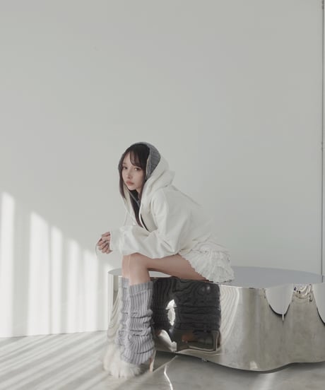 【Milk】ハートジップアップフーディー /Heart Zip-up Hoodie