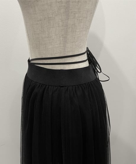 スリットチュールスカート Slit Tulle Skirt