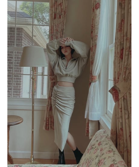スリットスウェットスカート /Slit Sweat Skirt