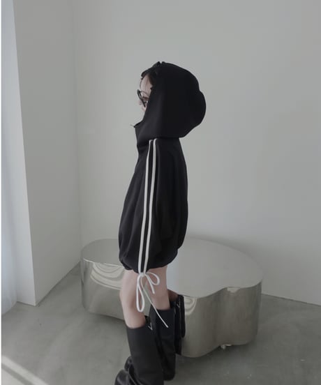 ロゴフルジップラインフーディー /Logo Full-Zip Line Hoodie