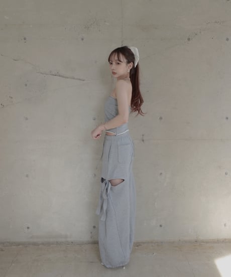 サイドカットスウェットパンツ/Side Cutting Sweat Pants