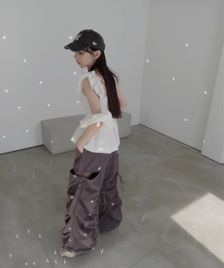 【Milk】コットンレーストップ(+ビッグシュシュ）/ CottonLace Top(+BigSHUSHU)