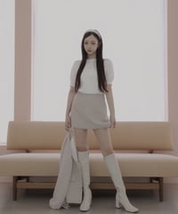 ［DustyPink］ツイードスカート / Tweed Skirt