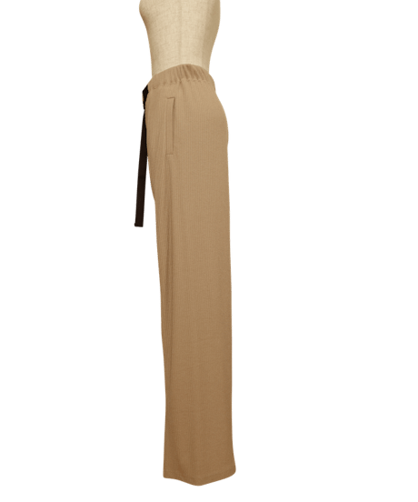 Front Slit Belt Pants　リブスリットパンツ