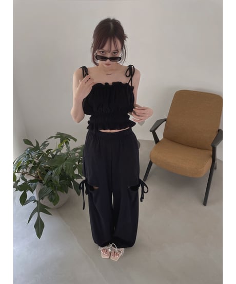 パイルサイドカットパンツ /Pile Side Cut Pants