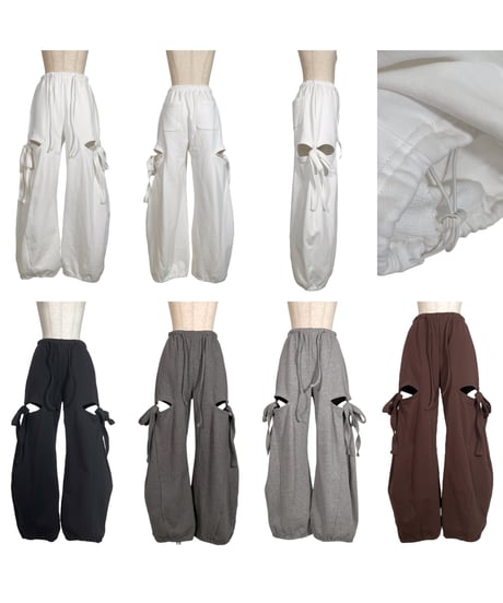 サイドカットスウェットパンツ/Side Cutting Sweat Pants