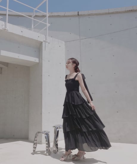 【Black】サマーロングドレス / Summer Long Dress