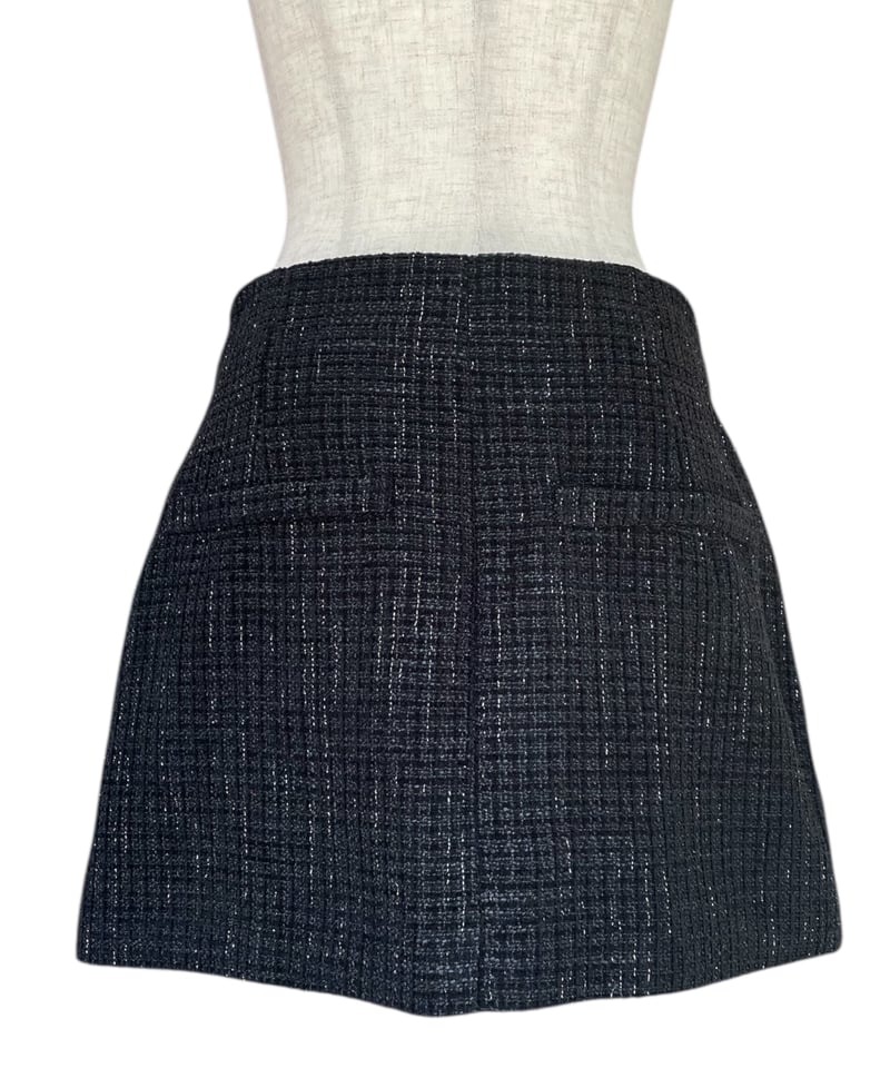 Black］ツイードスカート / Tweed Skirt | FICTION TOKYO O