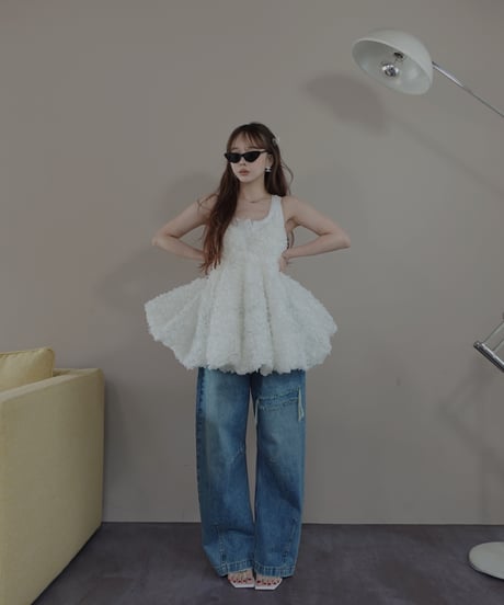 【Milk】ブルームペタルチュニックドレス / Bloom Petal Tunic Dress
