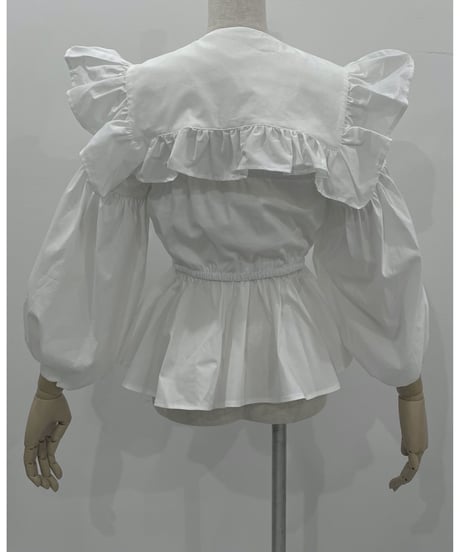 フリルビッグ襟ブラウス /   Fril Big Collar Blouse