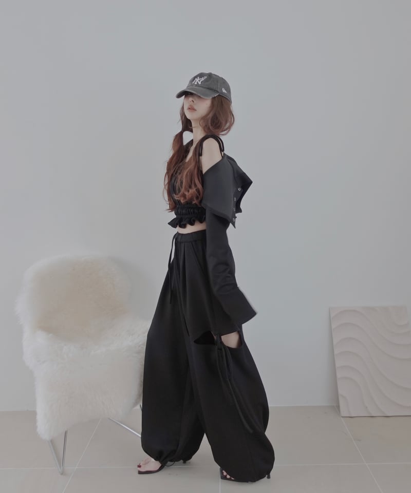 クロップドフーディー/Cropped Hoodie | FICTION TOKYO OFFIC